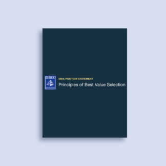 DBIA Position Statement - Best Value Selection